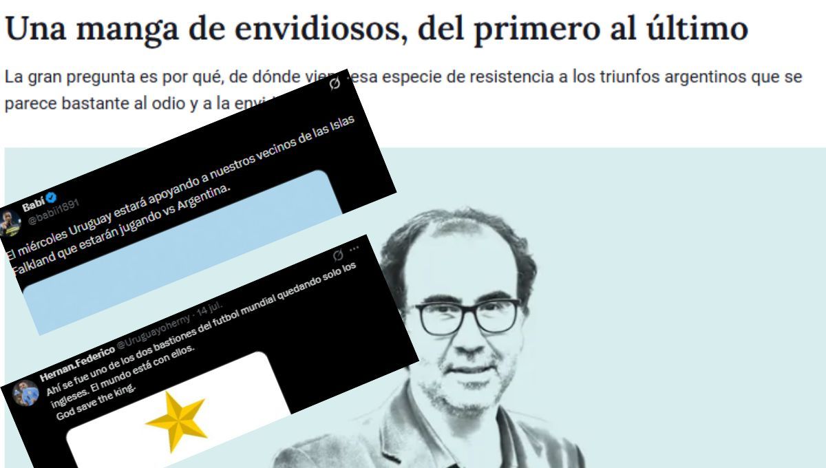 La editorial uruguaya que criticó a los hinchas de Uruguay que apoyaron a Inglaterra