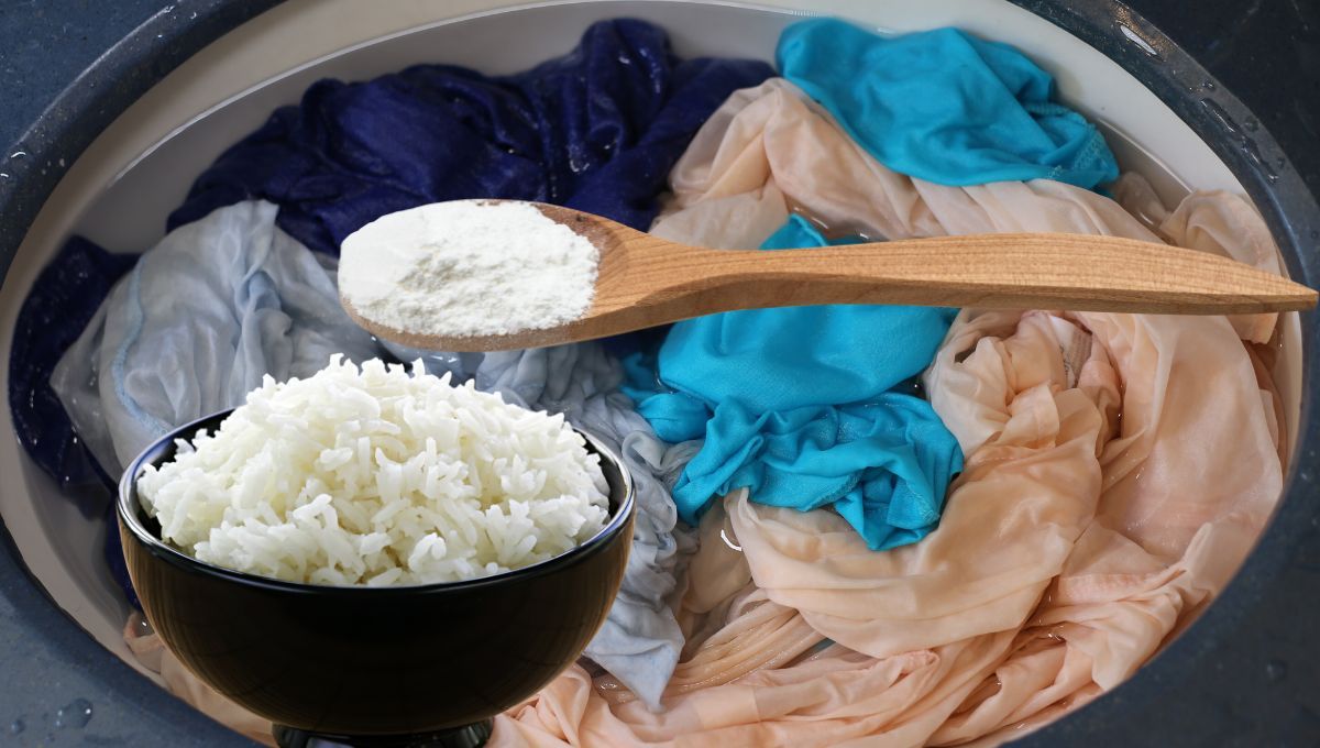 Por qué hay que mezclar bicarbonato con arroz y ponerlo junto a tus prendas de ropa
