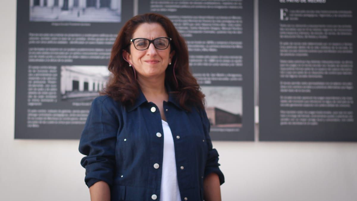 Cristina Sonego, especialista en conservación y restauración de bienes patrimoniales.