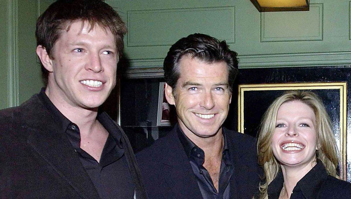 Pierce Brosnan y su hijo Christopher. Pierce Brosnan y su hijo Christopher. 