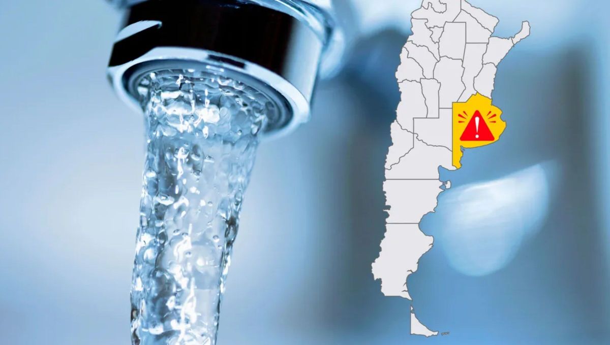 Por reparaciones en un acueducto hay un corte de agua en Buenos Aires.