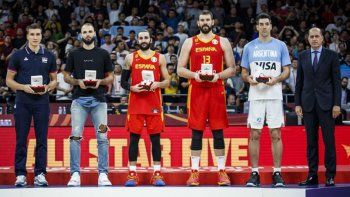 Scola integró el quinteto ideal: 