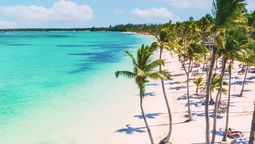 Playa Bávaro queda en Punta Cana, República Dominicana.