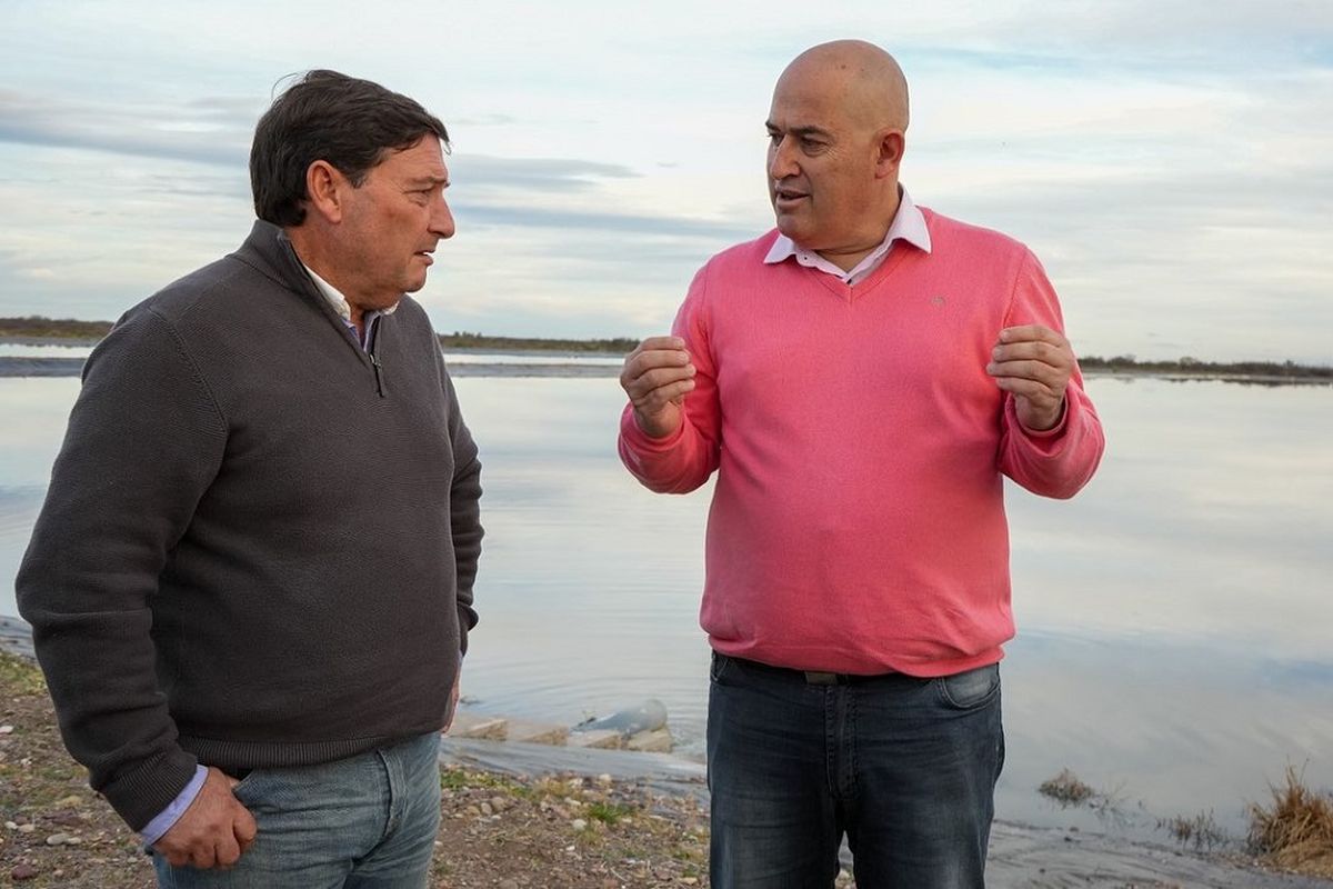 Claudio Vazquez junto a Omar Parisi, Candidato a Gobernador por el Frente Elegí.