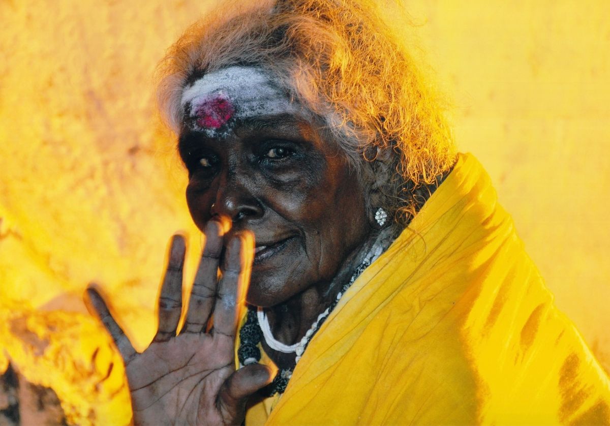 Uno de los rostros que Spinello capturó en sus estadías en la India a lo largo de su vida. Uno de los rostros que Spinello capturó en sus estadías en la India a lo largo de su vida.