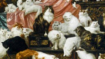 Pagan 826 mil dólares por la más grande  pintura de gatos