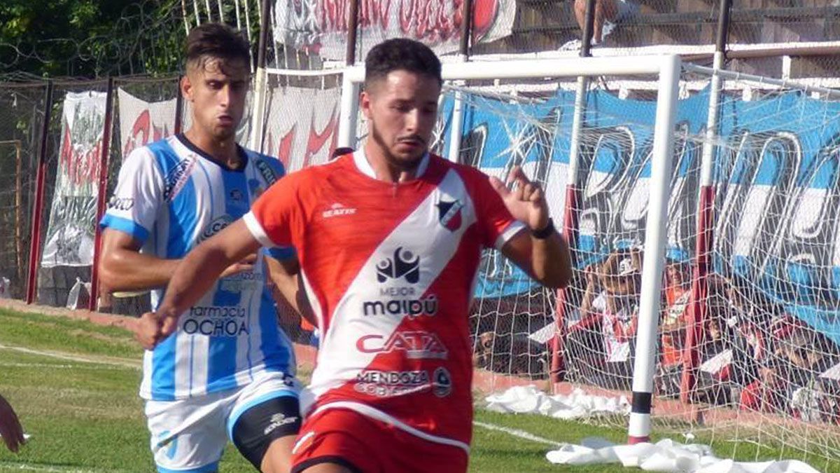 Matías Persia y sus ganas de entrenar. Foto: gentileza prensa Deportivo Maipú