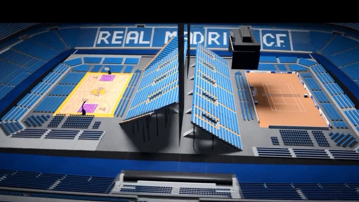 El Bernabéu del Real Madrid se adelanta al futuro