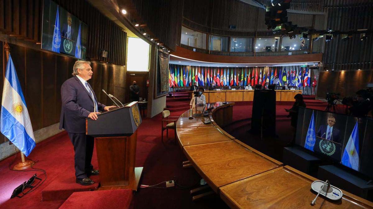 El presidente Alberto Fernández rechazó las declaraciones del canciller chileno, Andrés Allamand