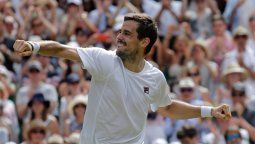 Triunfazo y octavos de final para Guido Pella en Wimbledon