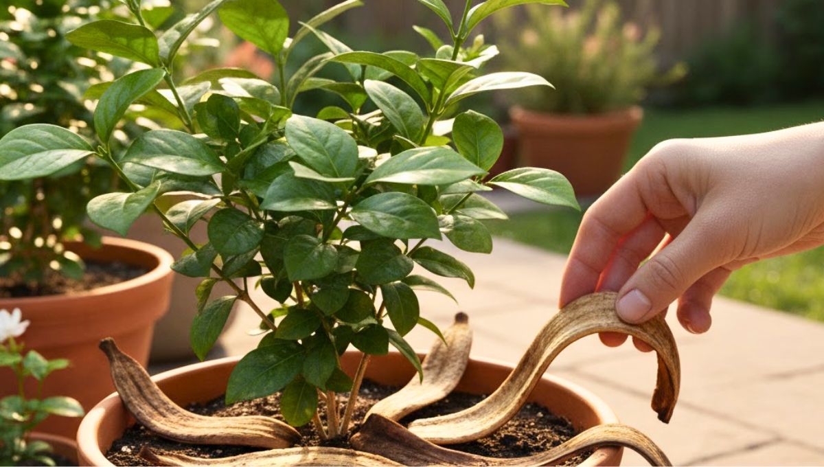 El fertilizante casero con cáscaras de banana para que tu jazmín rebose de flores El fertilizante casero con cáscaras de banana para que tu jazmín rebose de flores