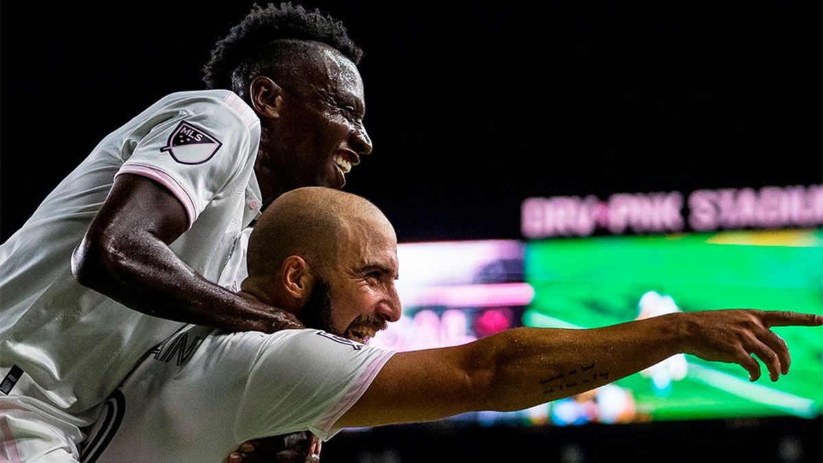 El Pipita Higuaín le dio el triunfo al Inter Miami en la MLS