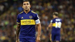 Carlos Tevez, capitán y figura de Boca.