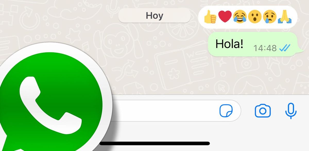 Tecnología. WhatsApp: se podrá reaccionar a los mensajes con cualquier emoji.