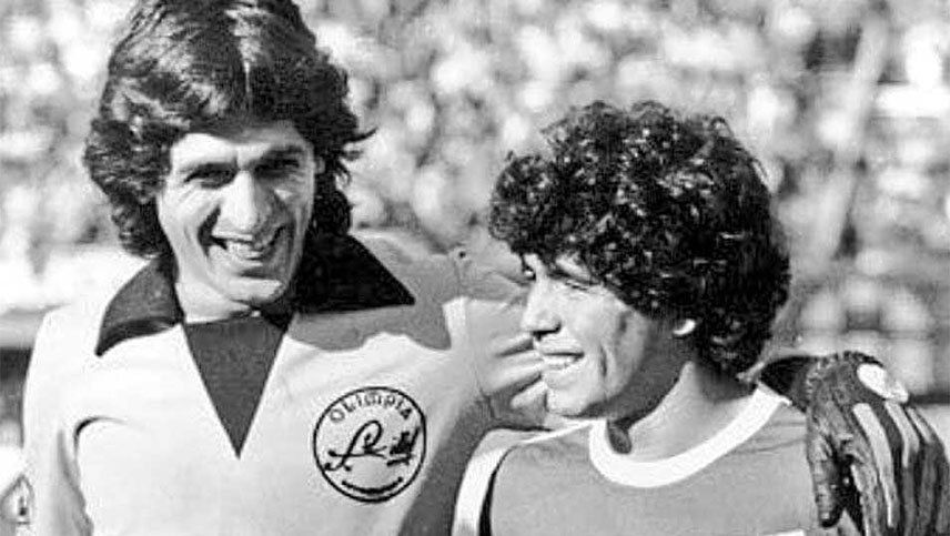 Fillol y Maradona.