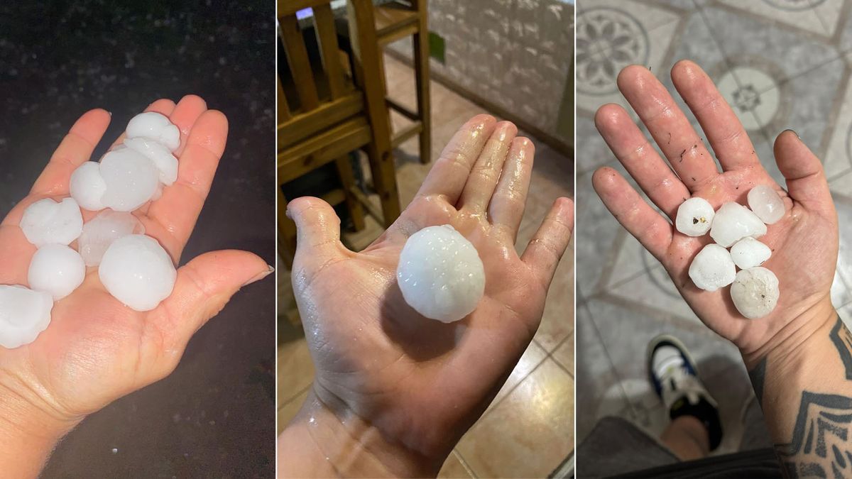 Una tormenta de granizo causó daños materiales en la zona Este, en el Sur y en varios departamentos del Gran Mendoza. Una tormenta de granizo causó daños materiales en la zona Este, en el Sur y en varios departamentos del Gran Mendoza.