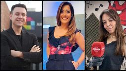 Los periodistas de Grupo América Julián Imazio, Gisela Campos y Nabila Barta - fueron elegidos como locutores oficiales de la Vendimia 2026. Los periodistas de Grupo América Julián Imazio, Gisela Campos y Nabila Barta - fueron elegidos como locutores oficiales de la Vendimia 2026.