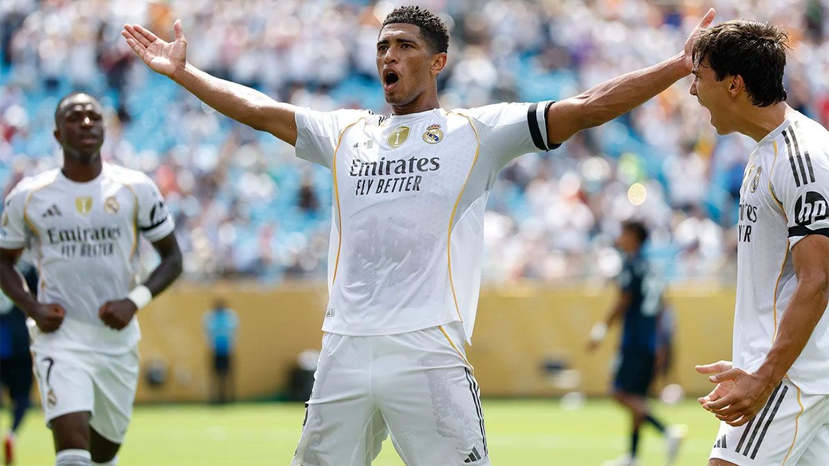 Jude Bellingham marcó el primero para el Real Madrid.