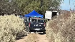 El hallazgo se produjo en las inmediaciones del callejón Uga, a pocos metros de la Ruta Nacional 143