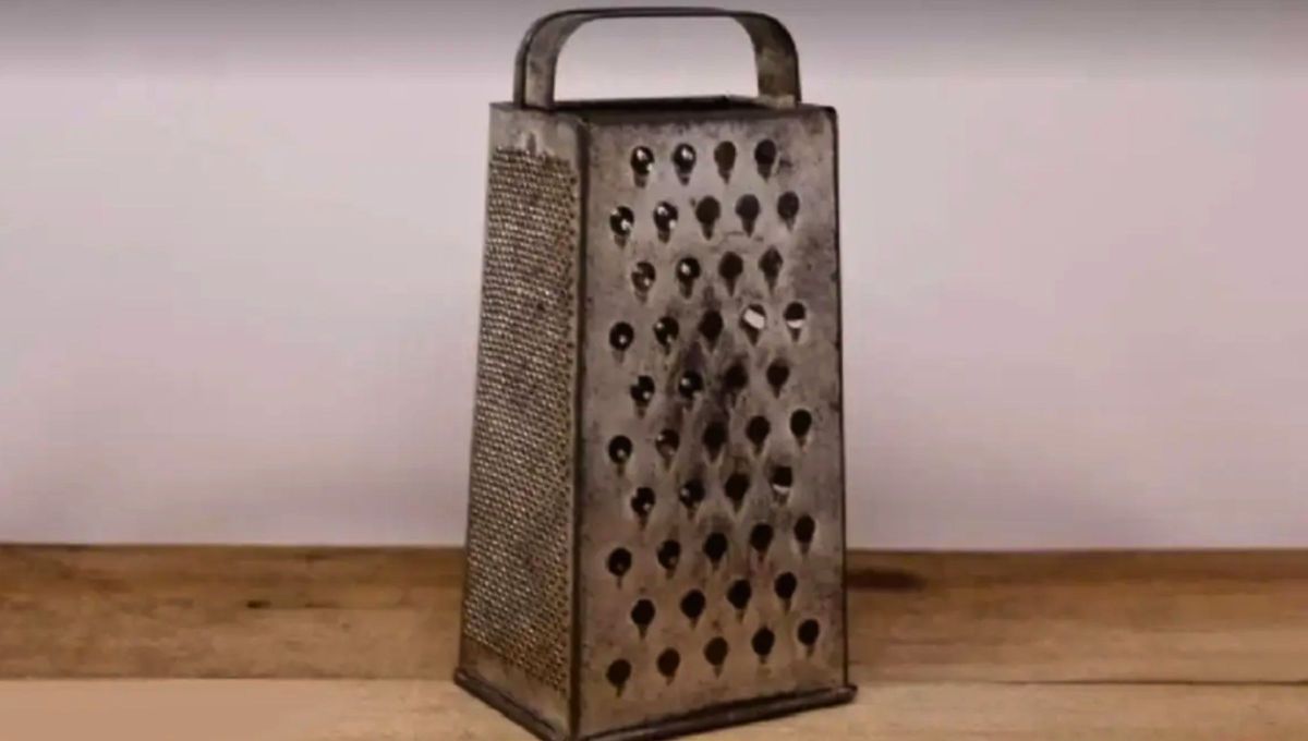 Cómo sacar el óxido de un rallador de cocina con este truco casero de la abuela