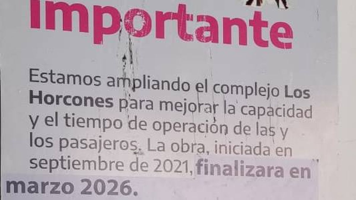 La mendocina, a partir de este cartel, consideró que la suciedad se prolongará por más tiempo. La mendocina, a partir de este cartel, consideró que la suciedad se prolongará por más tiempo.