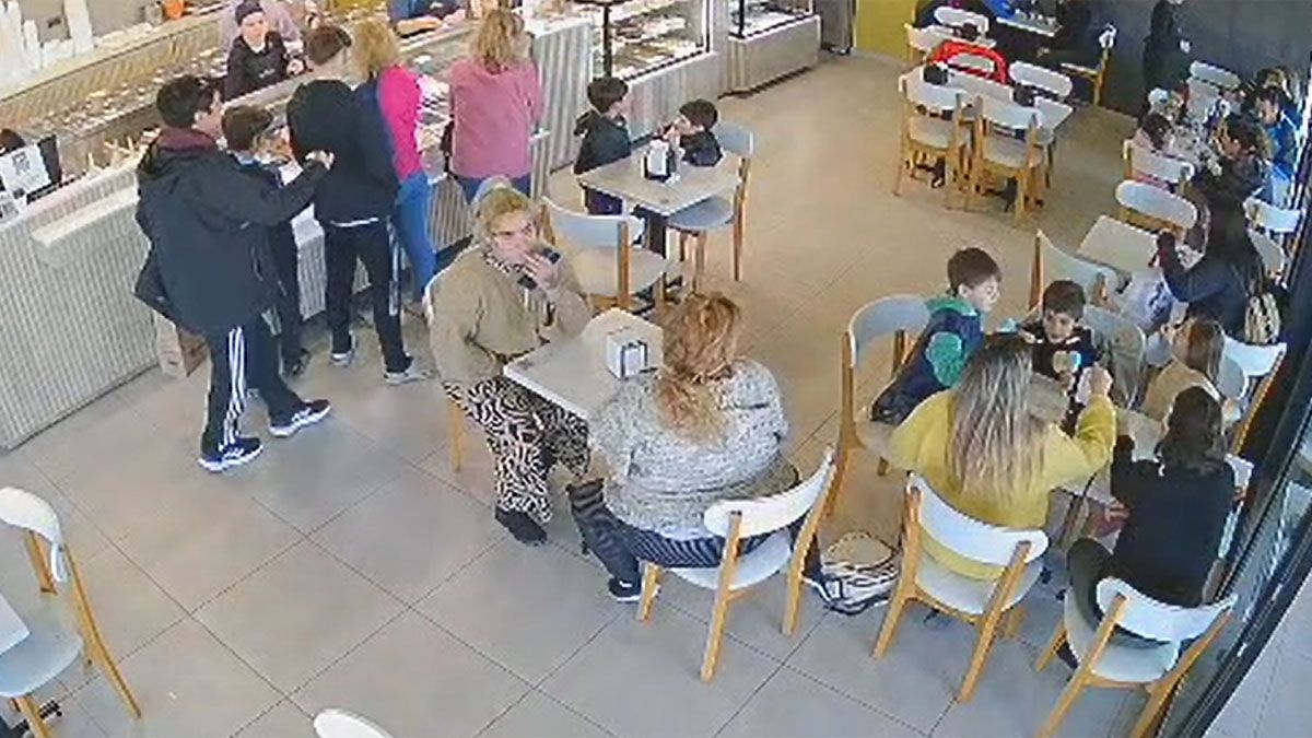 Las ladronas pasaron desapercibidas en la heladería Santilli de Tunuyán, donde robaron el bolso de una mujer y escaparon.