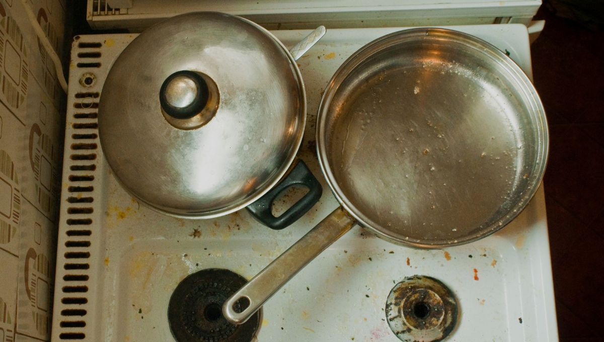 Olla y sartén. Olla y sartén.