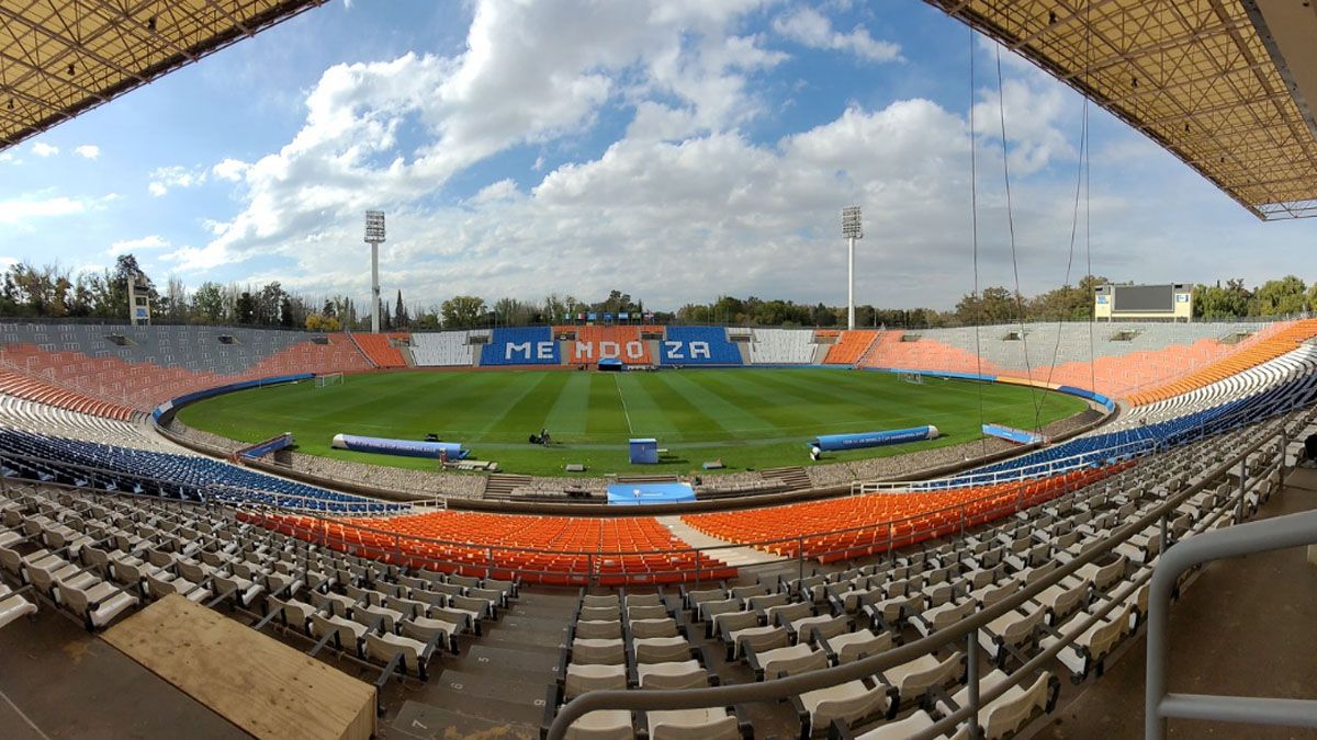 El estadio Malvinas Argentinas tendrá un marco espectacular este domingo en el inicio del Mundial Sub 20