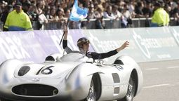 Franco Colapinto en una presentación histórica en Buenos Aires. Franco Colapinto en una presentación histórica en Buenos Aires.