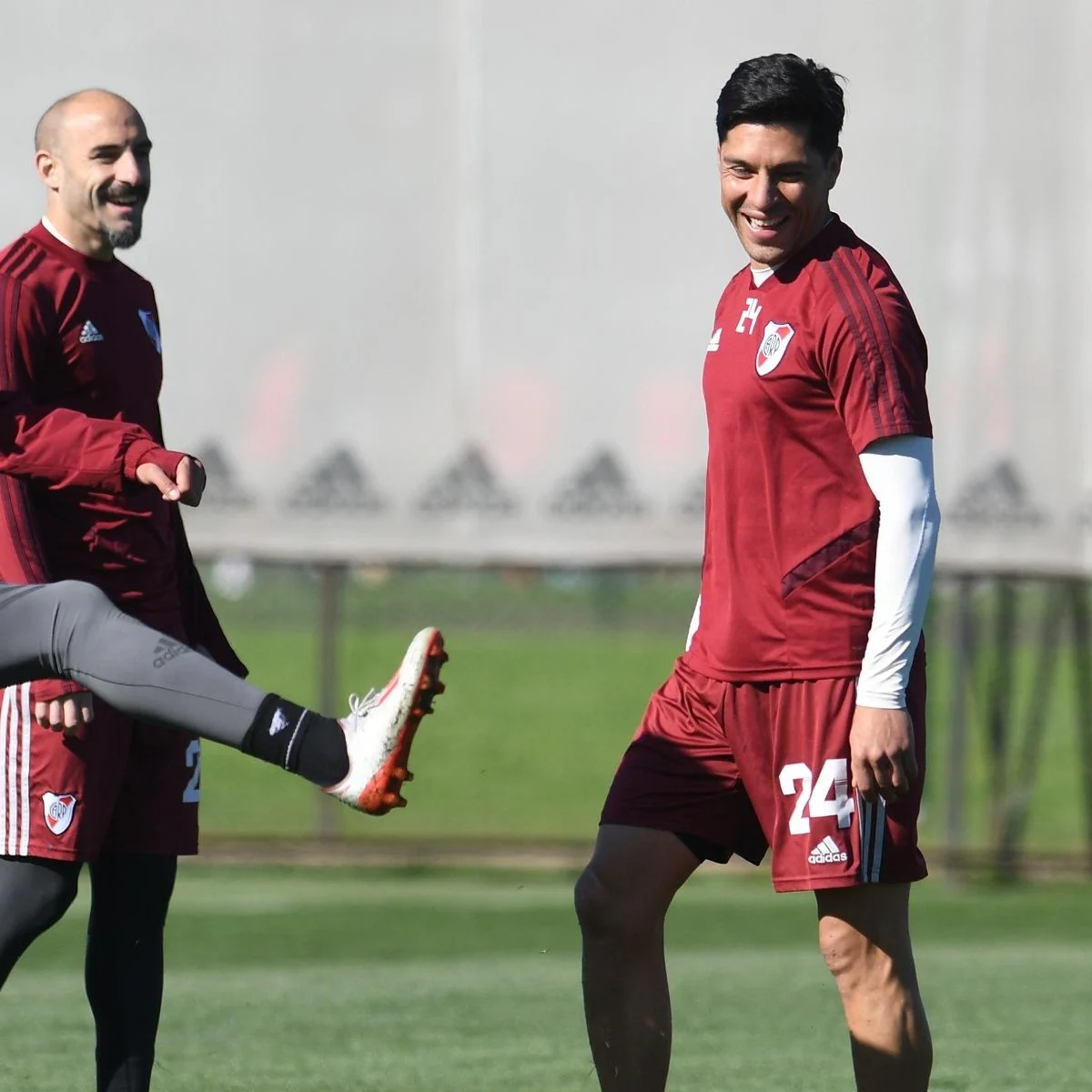 Enzo Pérez estará como titular en River ante Banfield.