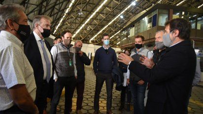 Una comitiva de argentinos y chilenos recorrió los complejos fronterizos junto al embajador Rafael Bielsa.