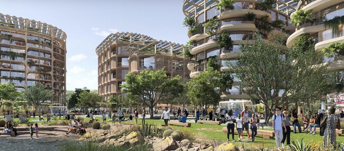 Una ciudad diseñada desde cero con un plan maestro de arquitectura y movilidad Una ciudad diseñada desde cero con un plan maestro de arquitectura y movilidad