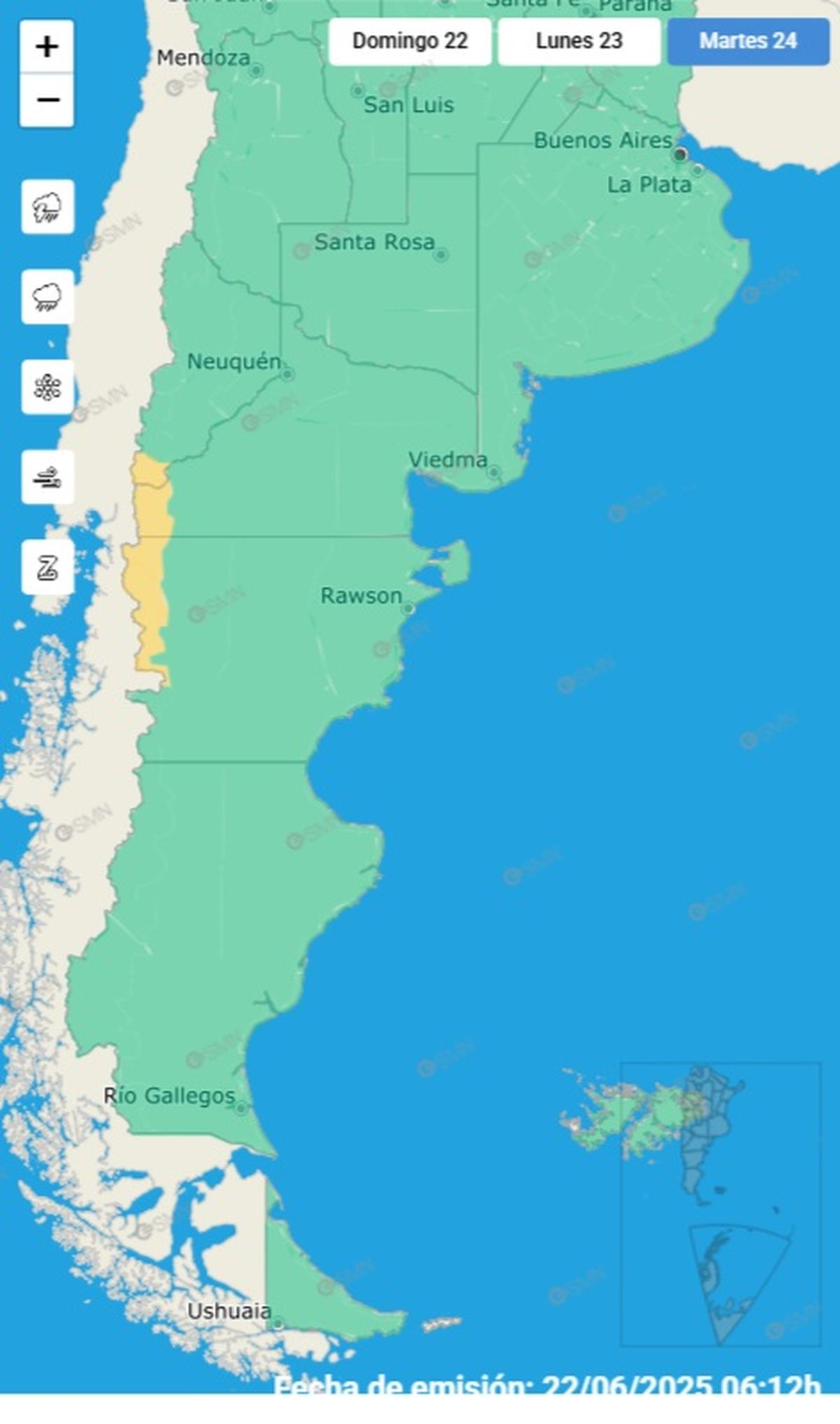 Estas son las áreas afectadas este martes Estas son las áreas afectadas este martes