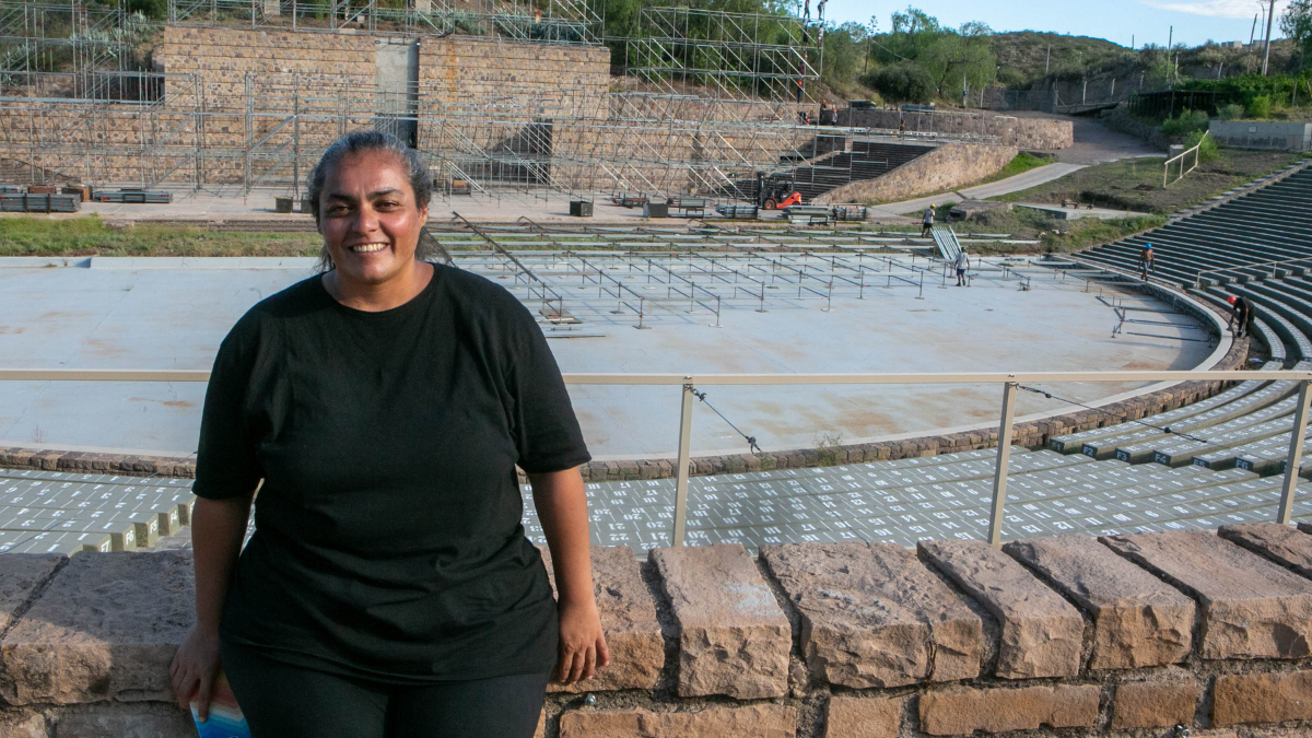 Noelia Torres es la encargada de la producción general de la Fiesta Nacional de la Vendimia 2024.
