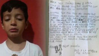 Un niño de 8 años gastó sus ahorros para que su mamá con cáncer pueda conocer a Ricky Martin