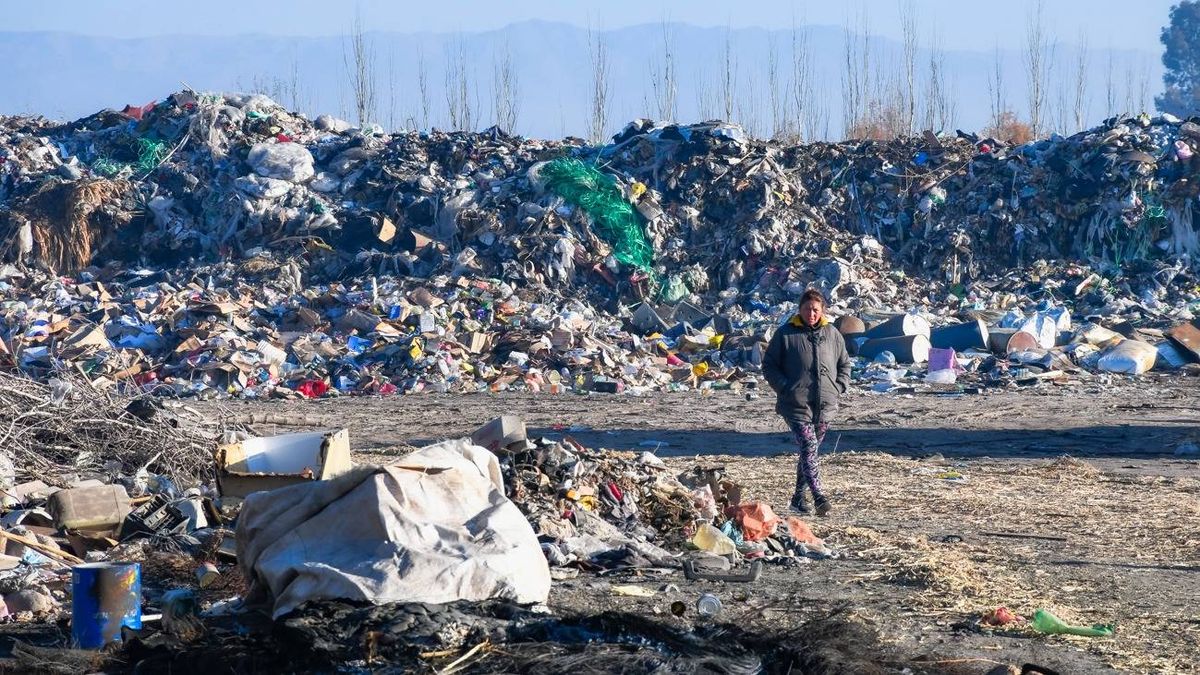El basural a cielo abierto en Puente de Hierro que la Comuna de Guaymallén decidió cerrar.