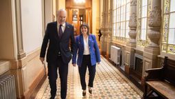 Referentes de la ley de tierras: Federico Zturzenegger y Patricia Bullrich.