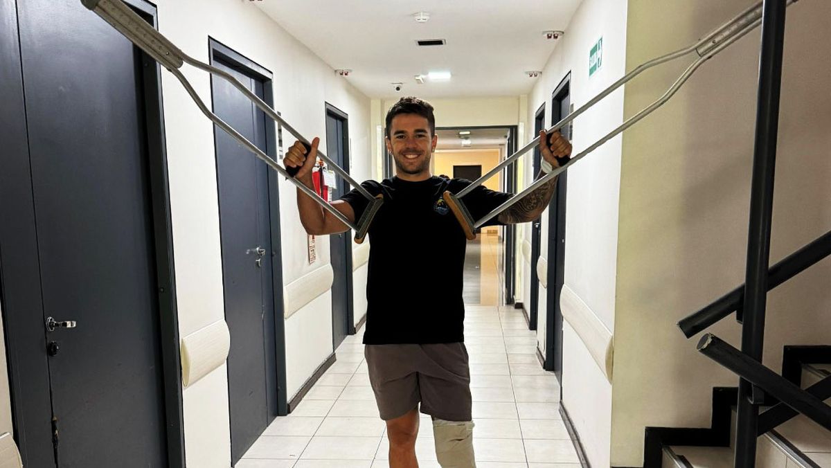 Nicolás Romano tras una dura lesión salió adelante y está a disposición del entrenador Ariel Broggi.