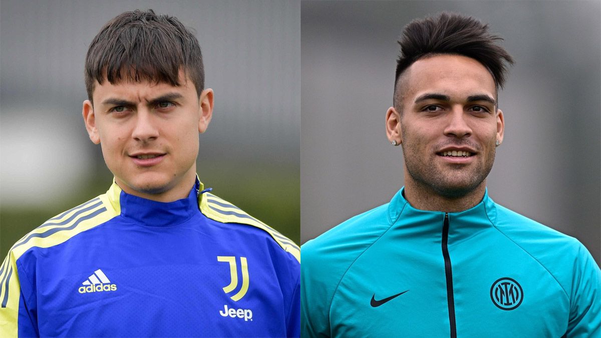 Paulo Dybala y Lautaro Martínez, dos figuritas difíciles del venidero mercado de pases europeo.