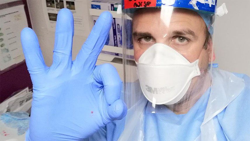 Un enfermero se ofreció para que experimenten en él una vacuna contra el Covid-19