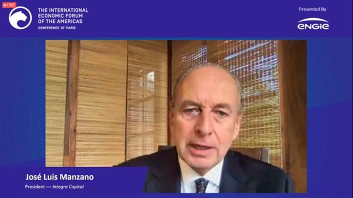 José Luis Manzano, presidente de Integra Capital (Foto: Captura de pantalla)