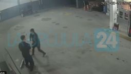 Las imágenes del intento de robo fueron dramáticas.