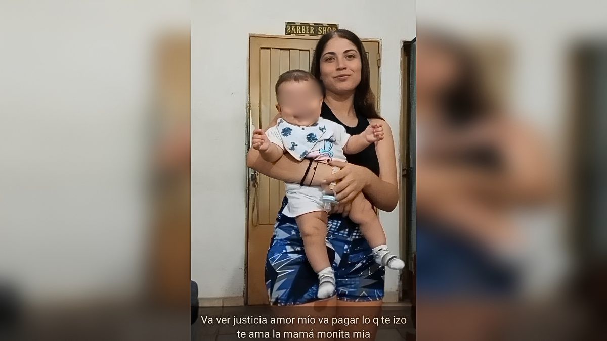 En un video subido por su mamá, se ve a Morena feliz con su hijita bebé. El femicida fue condenado a cadena perpetua.&nbsp;
