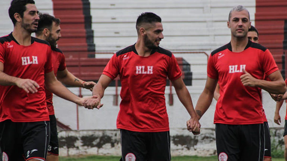 Facundo Rodríguez está a la derecha junto a Federico Giusepponi y Luis Daher.