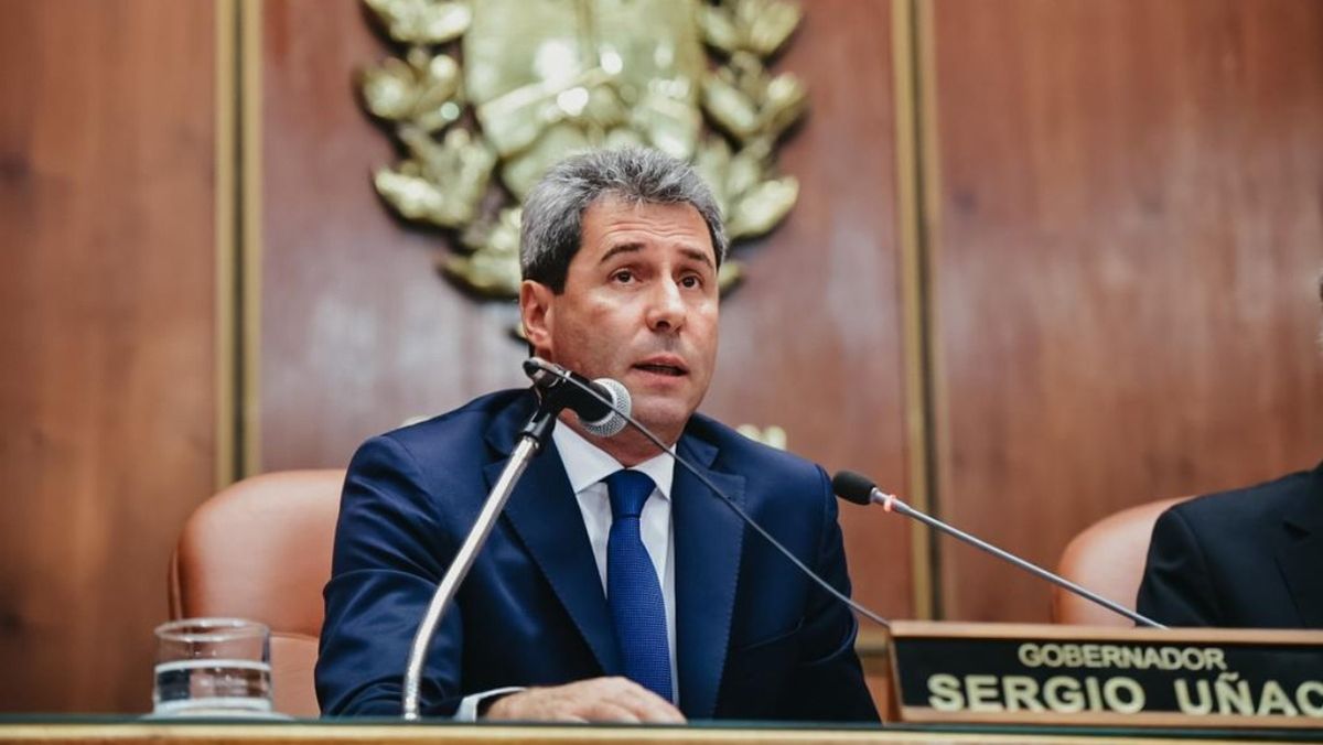 El gobernador de San Juan, Sergio Uñac.