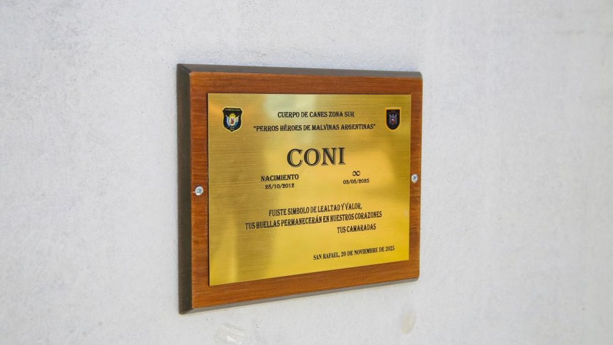 Coni, la perra de la Policía, fue enterrada en el Cuerpo de Canes de la zona sur, donde además la recordaron con una placa en su honor. Coni, la perra de la Policía, fue enterrada en el Cuerpo de Canes de la zona sur, donde además la recordaron con una placa en su honor.