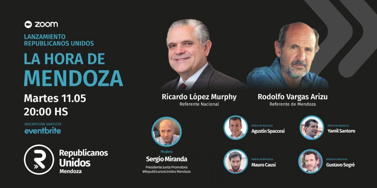 El flamante partido político Republicanos Unidos, se lanzó este martes. Será parte de Cambia Mendoza y tuvo el apoyo de varios referentes del radicalismo local. 