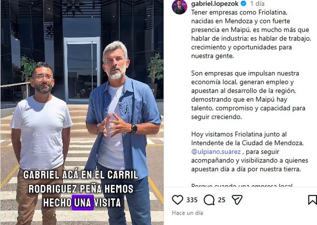 Gabriel L&oacute;pez, aqu&iacute; junto a Ulpiano Suarez.