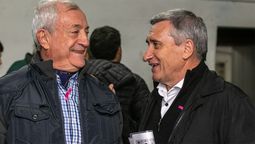 Adolfo Innocente junto a Julio Totero en la Confederación Encuentro Federal para el Desarrollo de Mendoza.&nbsp;