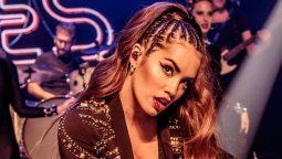 Lali Espósito subió un video de su dura rutina de ejercicios
